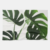 Monstera Swiss Cheese Plant Tropical Dish Theedoek (Horizontaal)
