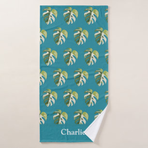 Monstera Thai Constellation Kamerplant Badhanddoek