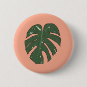 Monstera Thai Constellation Ronde Button 5,7 Cm (Voorkant)