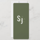 Monstera Tropical Faux Gold Splash - Gegevens Kaart (Achterkant)