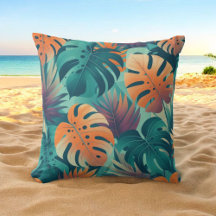 Monstera Tropical Flowers Boho Waterverf Botanica