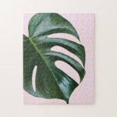 Monstera Tropical Leaf Legpuzzel (Verticaal)