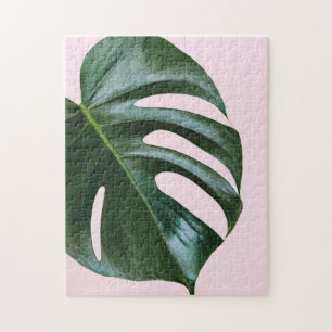 Monstera Tropical Leaf Legpuzzel