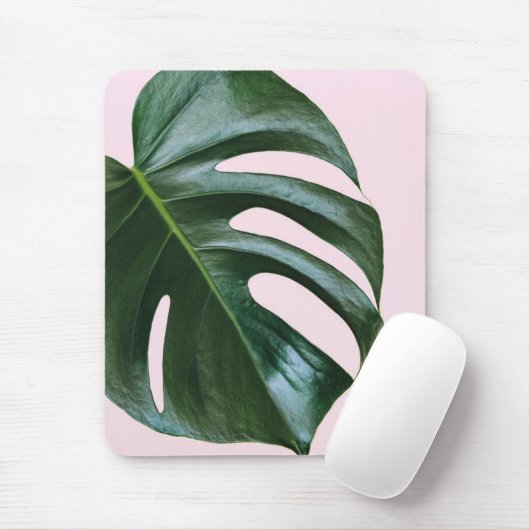 Monstera Tropical Leaf Muismat (Met muis)