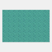 Monstera Tropical Leaf Pattern Inpakpapier Vel (Voorkant 3)