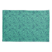 Monstera Tropical Leaf Pattern Kussensloop (Achterkant-Links)