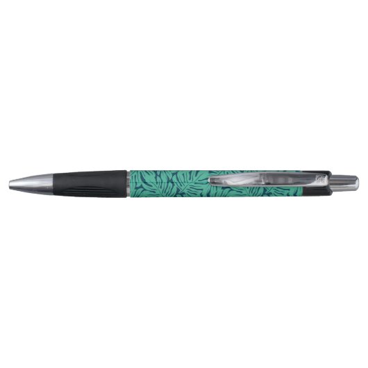 Monstera Tropical Leaf Pattern | Monogram Pen (Achterkant)