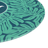 Monstera Tropical Leaf Pattern | Monogram Snijplank (Hoek)