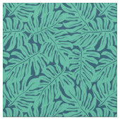 Monstera Tropical Leaf Pattern Stof (Close Up)