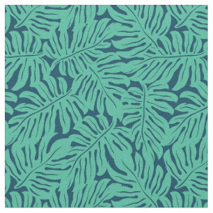 Monstera Tropical Leaf Pattern Stof