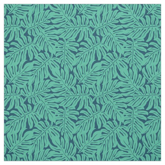 Monstera Tropical Leaf Pattern Stof (Swatch)