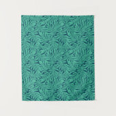 Monstera Tropical Leaf Pattern Wandkleed (Voorkant)