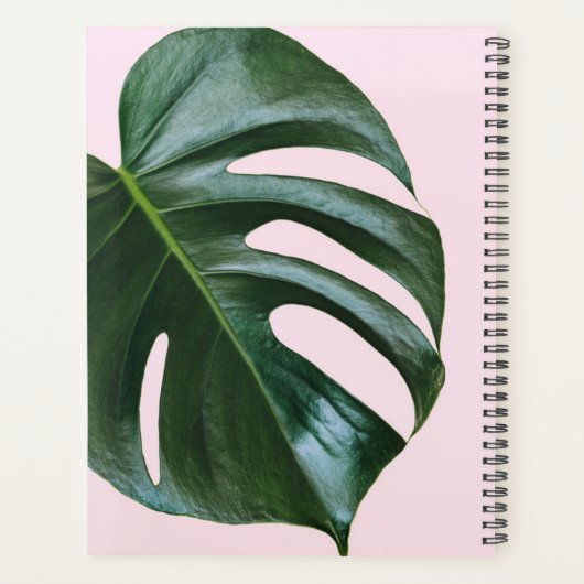 Monstera Tropical Leaf Planner (Achterkant)