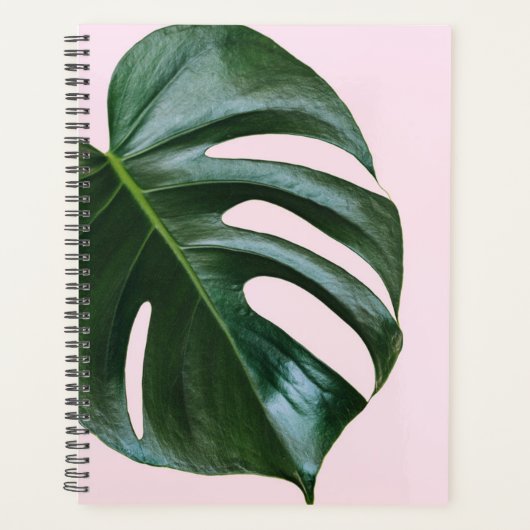 Monstera Tropical Leaf Planner (Voorkant)