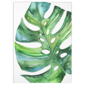 Monstera tropisch blad klembord - waterverf blad (Achterkant)