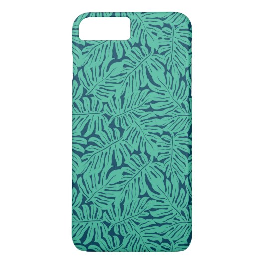 Monstera Tropisch Bladpatroon Case-Mate iPhone Case (Achterkant)