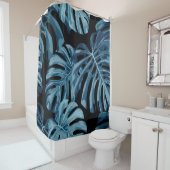 Monstera tropische plant/ontwerpfunctie voor huish douchegordijn (In situ)