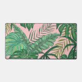 Monstera Varens Palmen Tropisch Bladroze Bureaumat (Voorkant)
