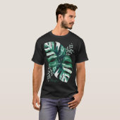 Monstera, variegated Monstera, Monstera Deliciosa, T-shirt (Voorkant volledig)