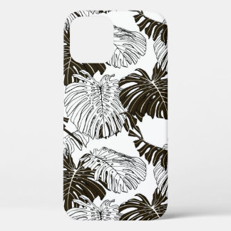 Monstera verlaat naadloos patroon Case-Mate iPhone case