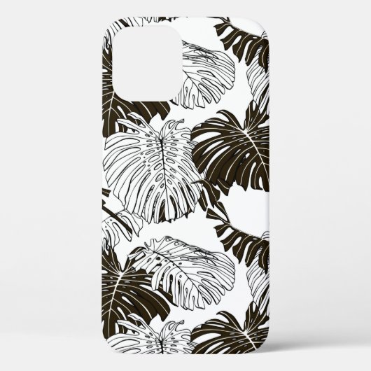 Monstera verlaat naadloos patroon Case-Mate iPhone case (Achterkant)