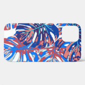 Monstera verlaat naadloos patroon Case-Mate iPhone case (Achterkant (horizontaal))