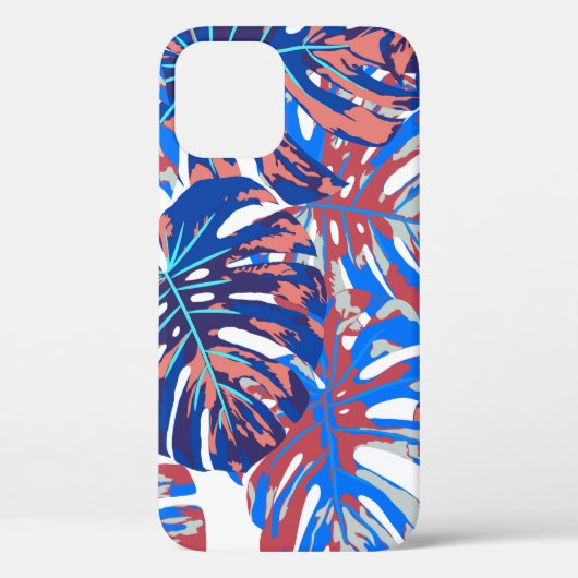 Monstera verlaat naadloos patroon Case-Mate iPhone case (Achterkant)