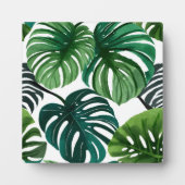 Monstera verlaat Waterverf botanische kunst Fotoplaat (Voorkant)