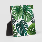 Monstera verlaat Waterverf botanische kunst Fotoplaat (Voorkant)