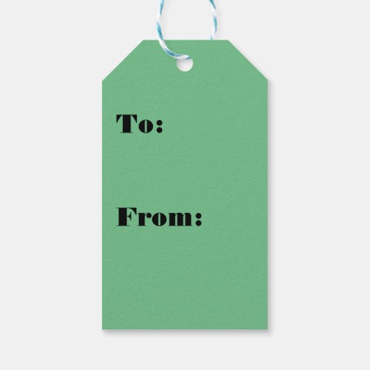 Monstera vertrekt tropische zomerslappen cadeaulabel (Achterkant)