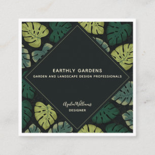 Monstera Vierkante Visitekaartje