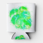 Monstera Waterverf Blikjeskoeler (Voorkant)