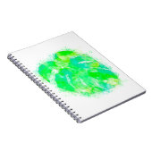 Monstera Waterverf Notitieboek (Rechterzijde)