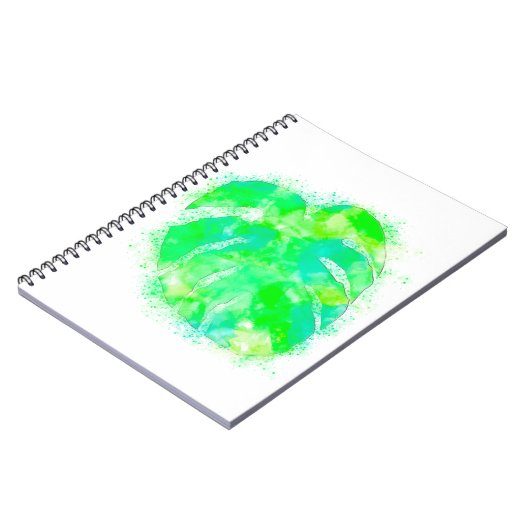 Monstera Waterverf Notitieboek (Linkerzijde)