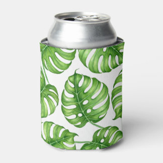 Monstera waterverf patroon blikjeskoeler