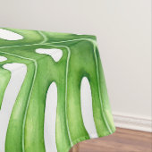 Monstera waterverf patroon tafelkleed (Voorbeeld)