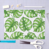 Monstera waterverf patroon tissuepapier (Craft)