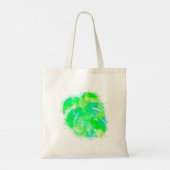 Monstera Waterverf Tote Bag (Achterkant)