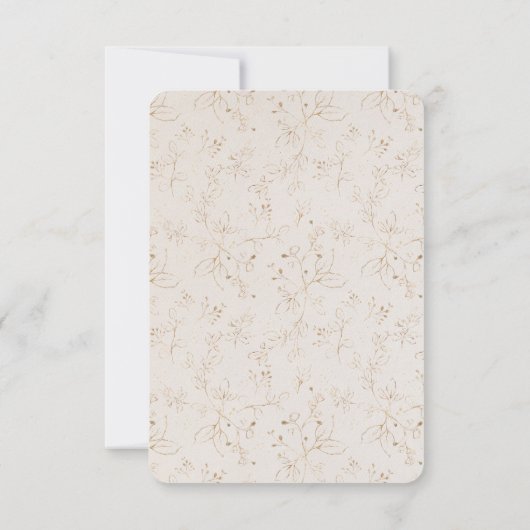 Monstera Weddenschap Hartelijk dank Kaart Groen &  (Achterkant)