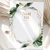 Monstera Weddenschap Hartelijk dank Kaart Groen &
