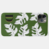 Monstera Wit Zwart Botanisch Huwelijk Case-Mate iPhone Case (Achterkant (horizontaal))