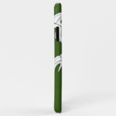 Monstera Wit Zwart Botanisch Huwelijk Case-Mate iPhone Case (Achterkant/rechts)