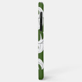 Monstera Wit Zwart Botanisch Huwelijk Case-Mate iPhone Case (Achterkant/links)
