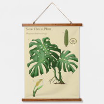Monstera Zwitserse Kaas Botanische Wand Tapijt