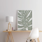 Monsterablad, salie groen plant poster