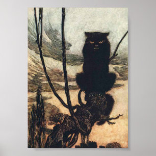 Monsterafdrukken van Arthur Rackham Poster