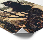 Monsterafdrukken van Arthur Rackham Poster (Hoek)