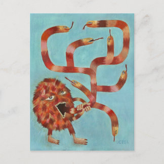 Monsterbatie Briefkaart