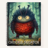 Monsterbedrijf...Giechel Squatch Notitieboek (Voorkant)