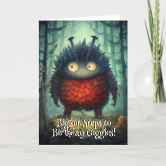 Monsterbedrijf...Giechelbeest Bedankkaart